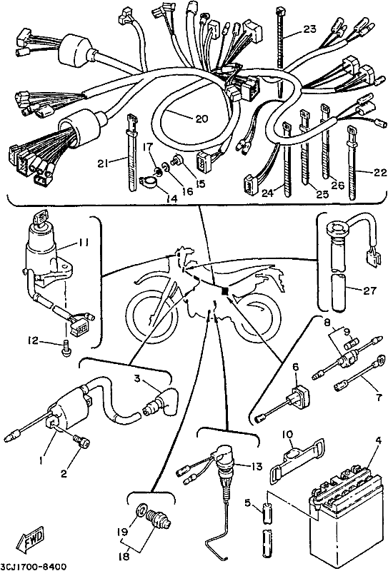 Yamaha Dt200r Wiring Diagram - Wiring Diagram Schemas